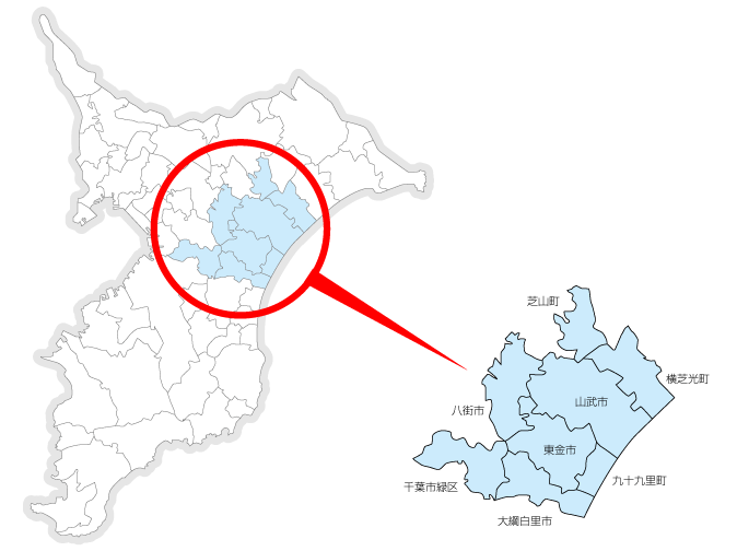 対応エリアマップ